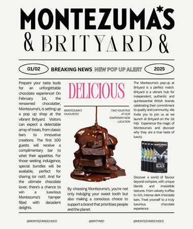 Montezuma’s is Back in London – 'Build Your Own Chocolate Bundle!'