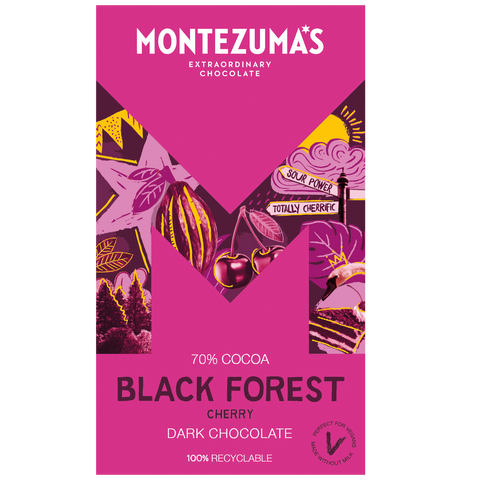 Black Forest - Dark Chocolate with Cherry 300g Bar