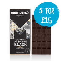 Absolute black with almonds chocolate bar. Buy and 5 bars for £15