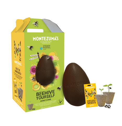 Beehive Yourself Honeycomb Dark Chocolate Egg