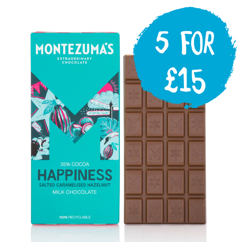 Happiness - Milk Chocolate with Salted Caramelised Hazelnuts