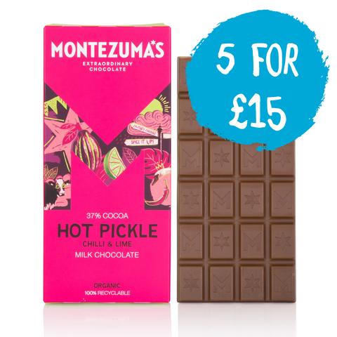 Hot Pickle - Milk Chocolate with Chilli & Lime