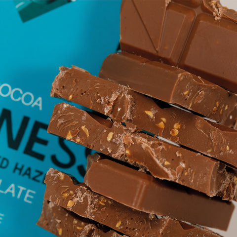 Happiness - Milk Chocolate with Salted Caramelised Hazelnuts 300g Bar