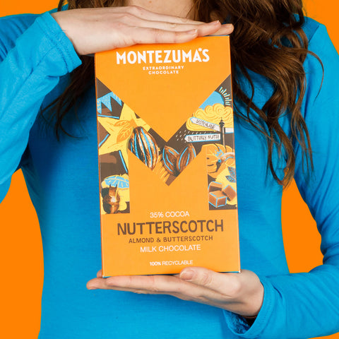 Nutterscotch - Milk Chocolate Almond & Butterscotch 300g Bar