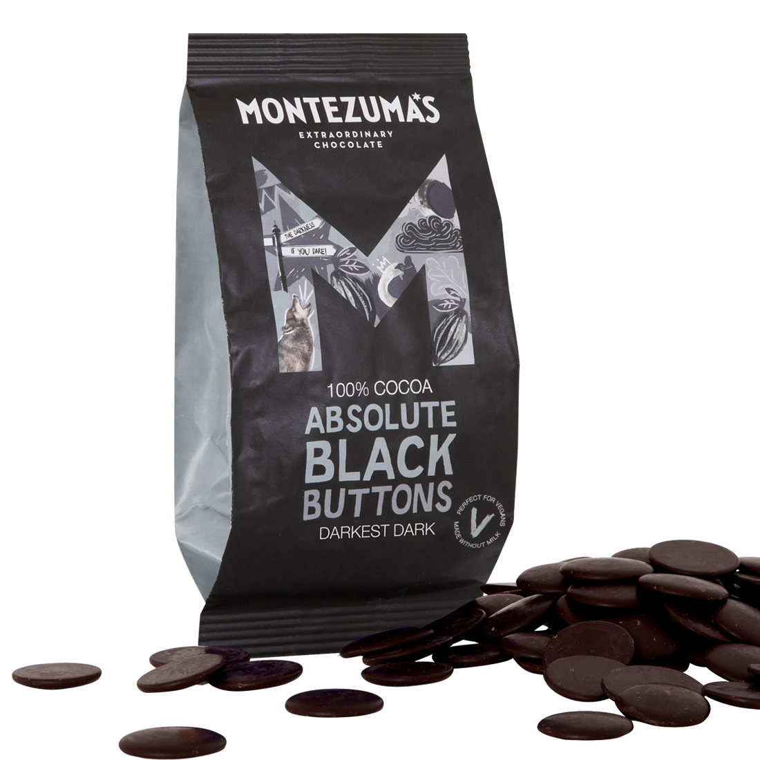 100% Cocoa Absolute Black with Almonds