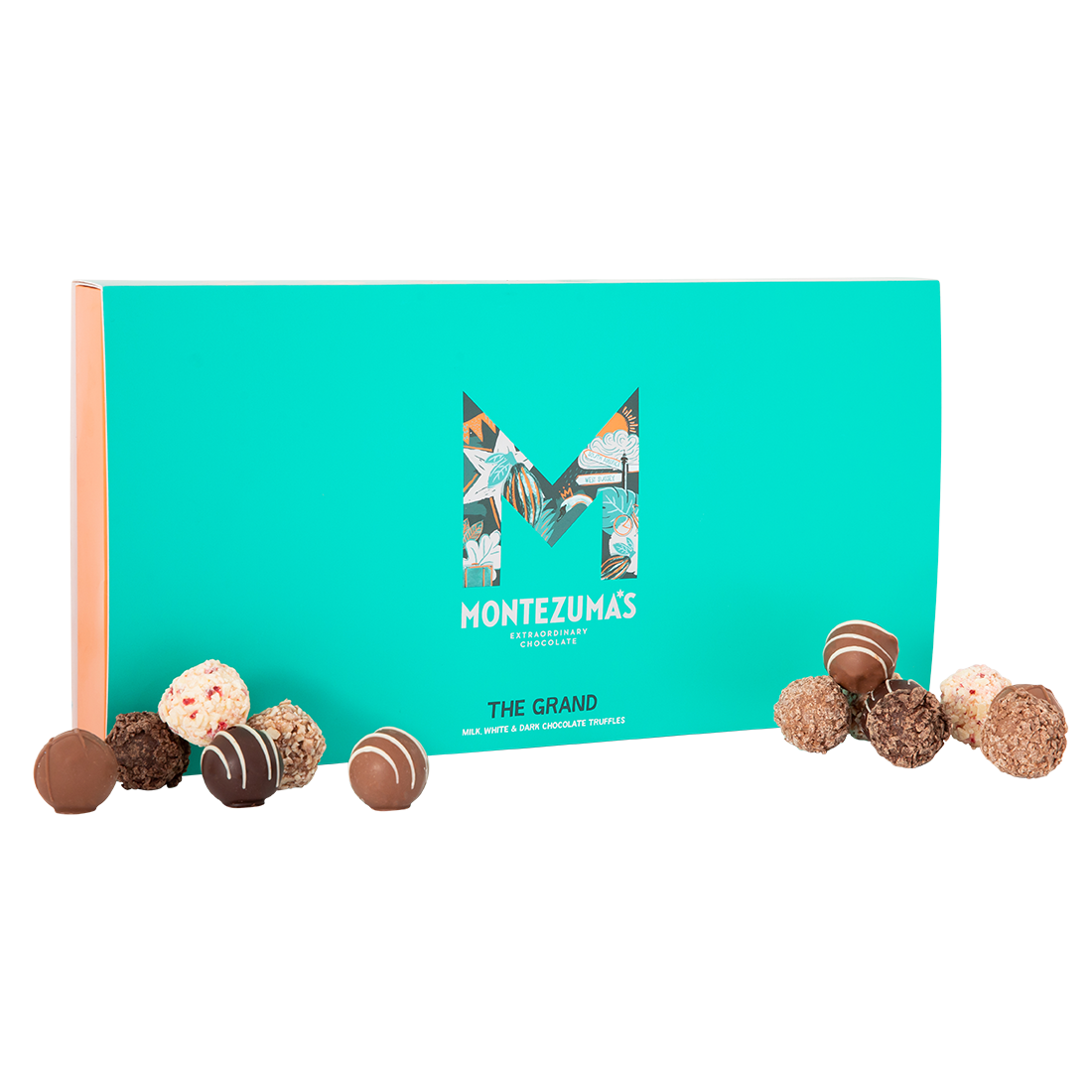 best selling mixed chocolate truffles in a green box