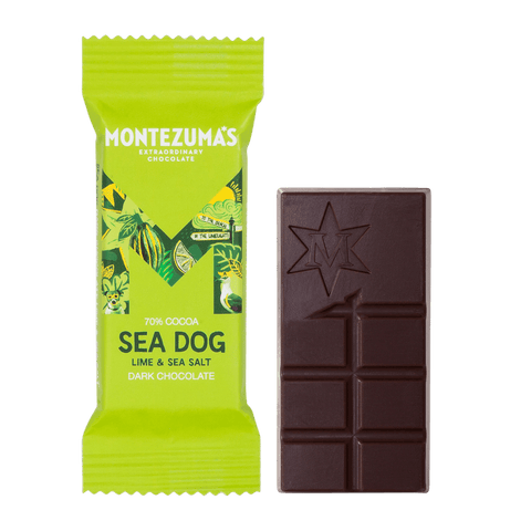 Sea Dog -  Dark Chocolate with Lime & Sea Salt Mini Bars x26