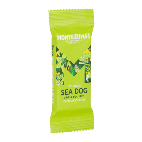 Sea Dog -  Dark Chocolate with Lime & Sea Salt Mini Bars x26