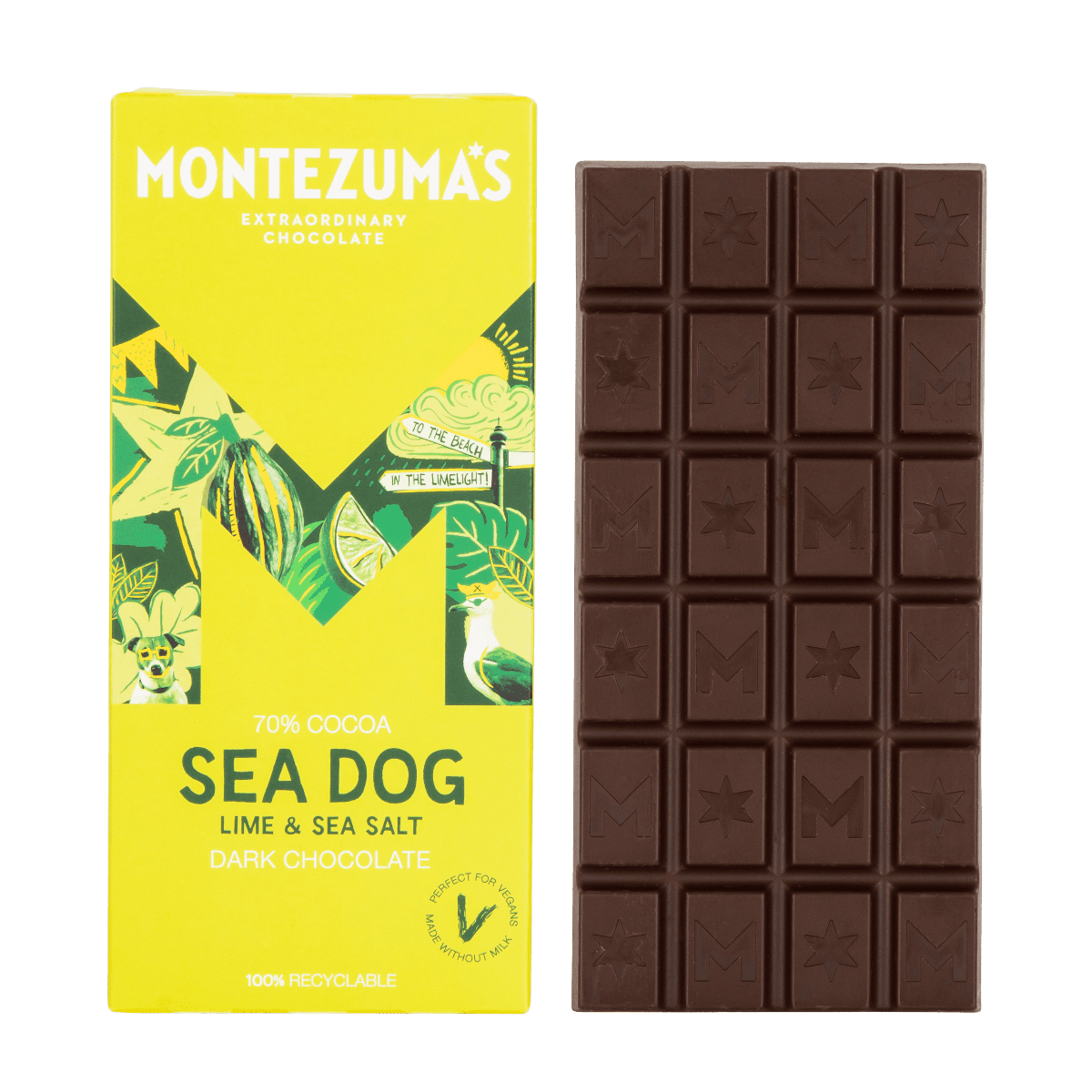 Sea Dog dark chocolate lime & sea salt bar 