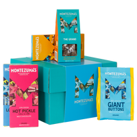 Starlight Express Chocolate Gift Box. Teal Box with blue sleeve. Contains a selection of our favourite treats from truffles to buttons. This is our most popular gift box and is such a fab treat! 